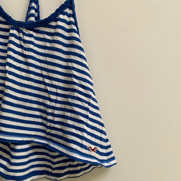 Hollister Braided Striped Cropped Tank - Picture 2 of 4